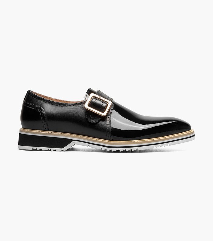 Stacy Adams Bartram Plain Toe Monk Strap by Stacy Adams Shoes