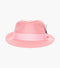 BELMONT FEDORA Poly Braid Pinch Front Hat