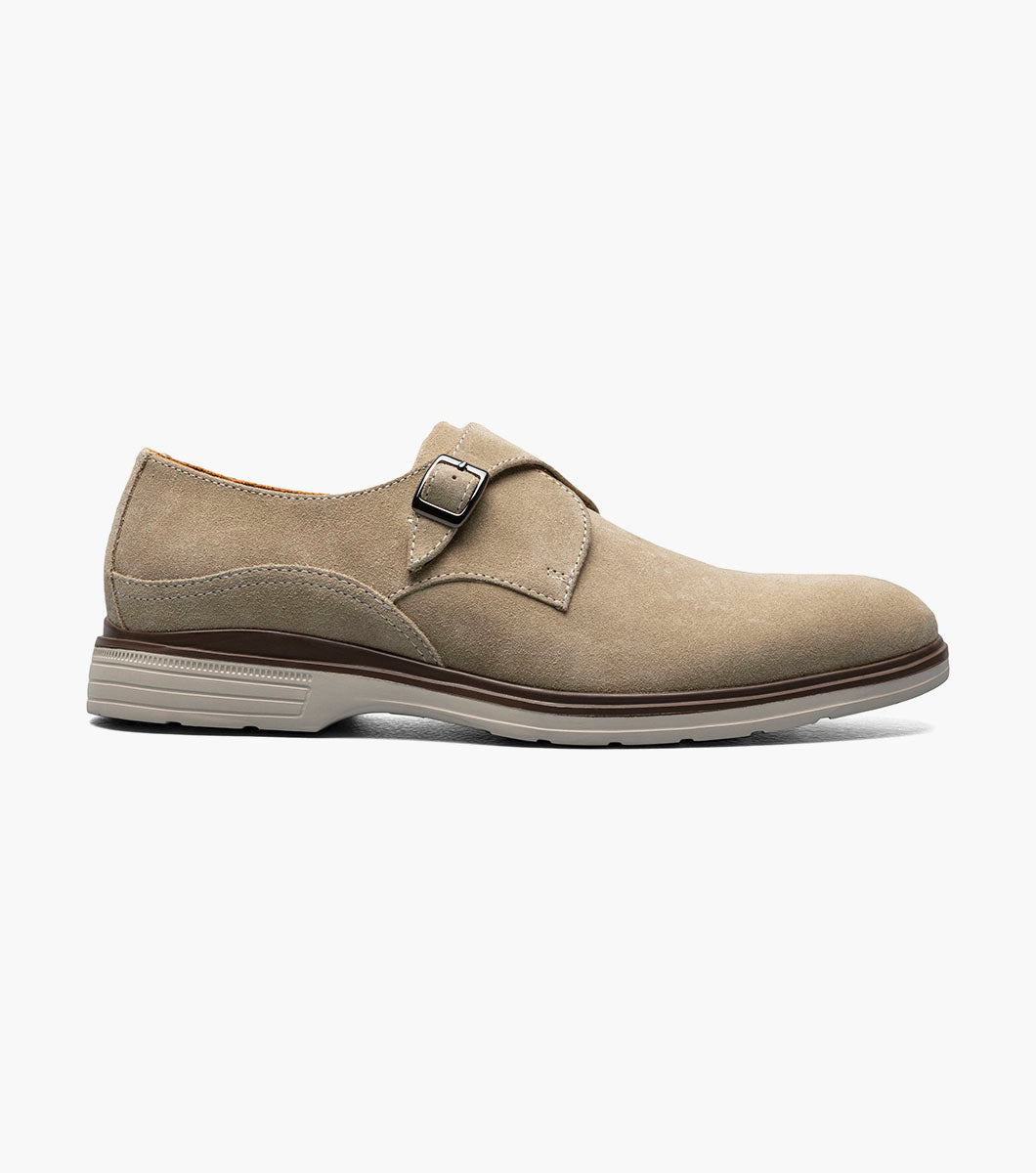 Stacy Adams Taylen Plain Toe Monk Strap by Stacy Adams Shoes