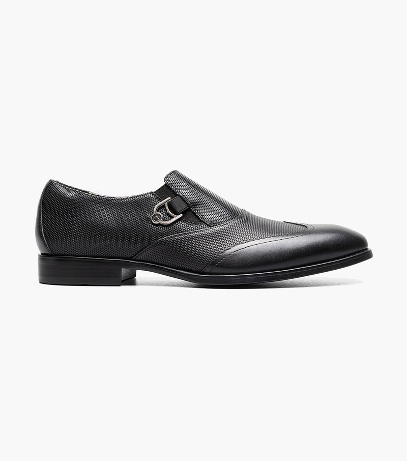 Stacy Adams Lockwood Wingtip Ornament Slip On by Stacy Adams Shoes
