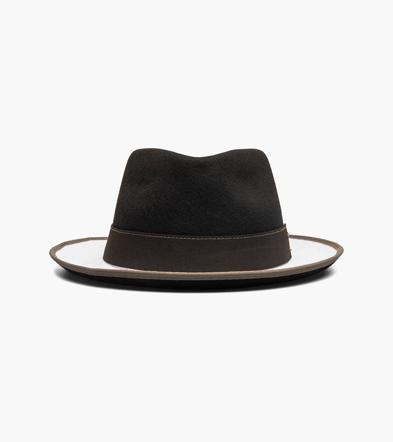 WENTWORTH FEDORA Wool Felt Pinch Front Hat