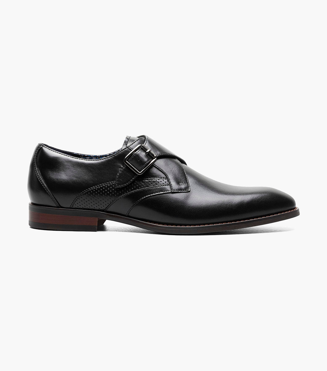 Stacy Adams Karcher Plain Toe Monk Strap by Stacy Adams Shoes