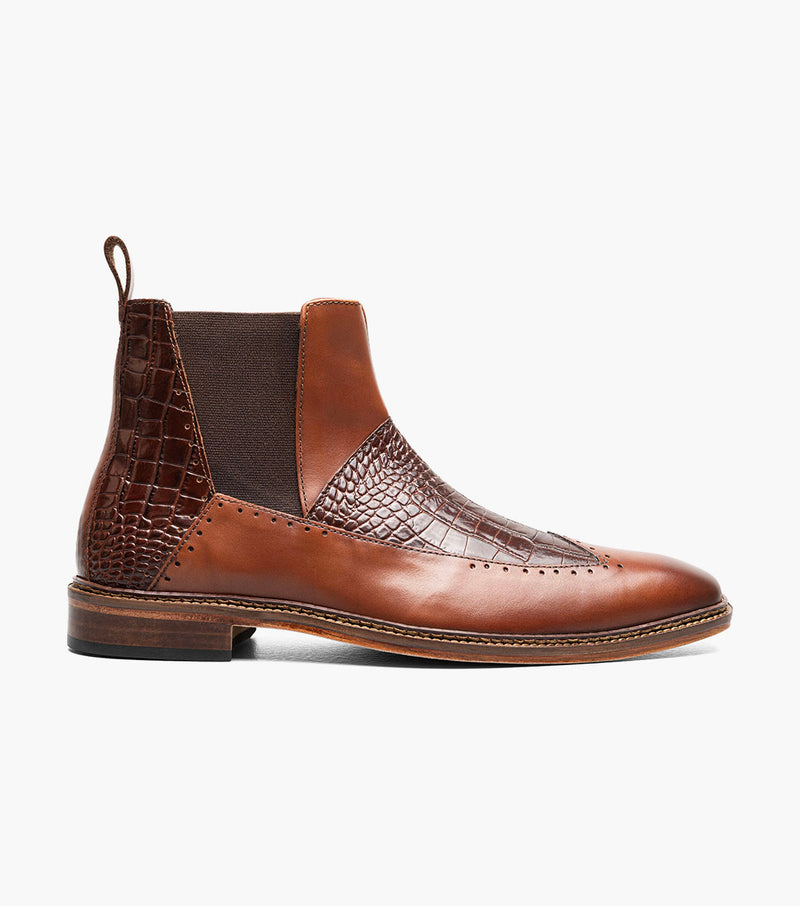Stacy Adams Garza Wingtip Chelsea Boot by Stacy Adams Shoes