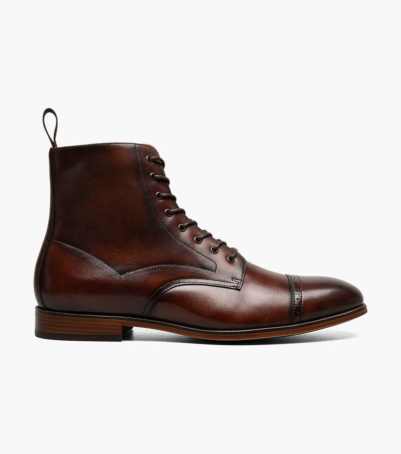 Stacy Adams Henry Cap Toe Lace Up Boot by Stacy Adams Shoes