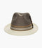 JALEN FEDORA Poly Braided Pinch Front Hat