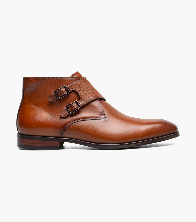 Stacy Adams Kaius Plain Toe Double Monk Strap Boot by Stacy Adams Shoes