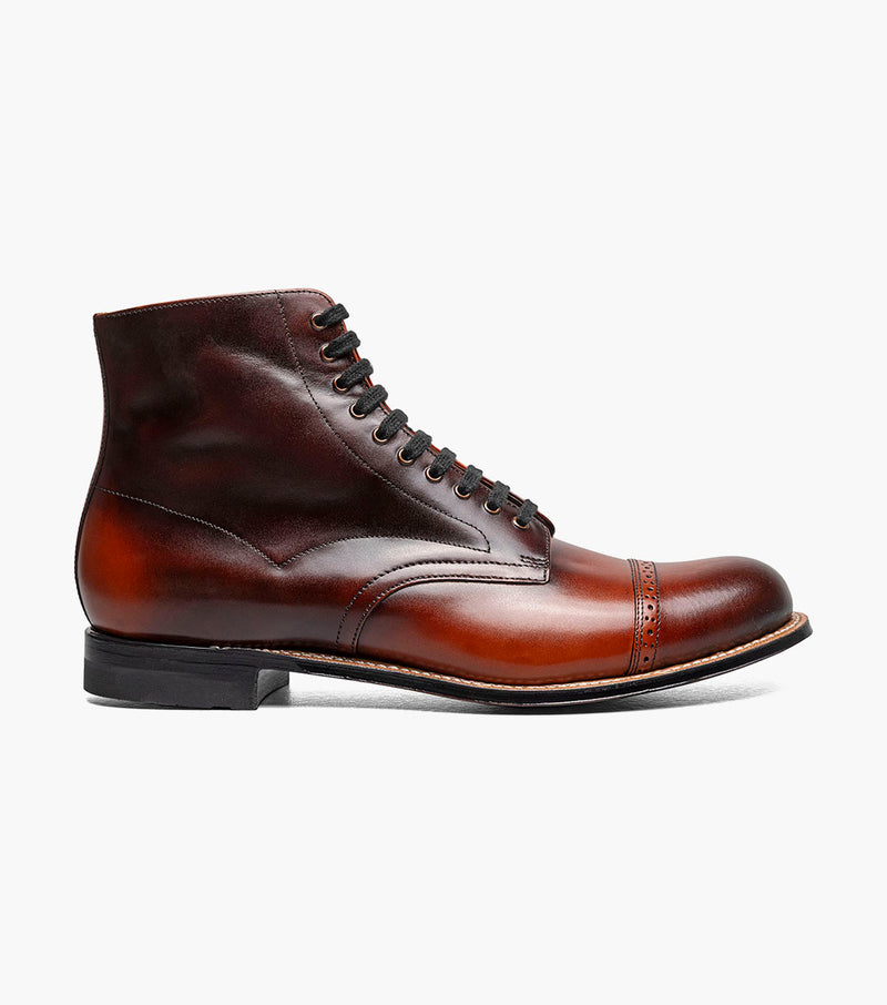 MADISON Cap Toe Lace Up Boot