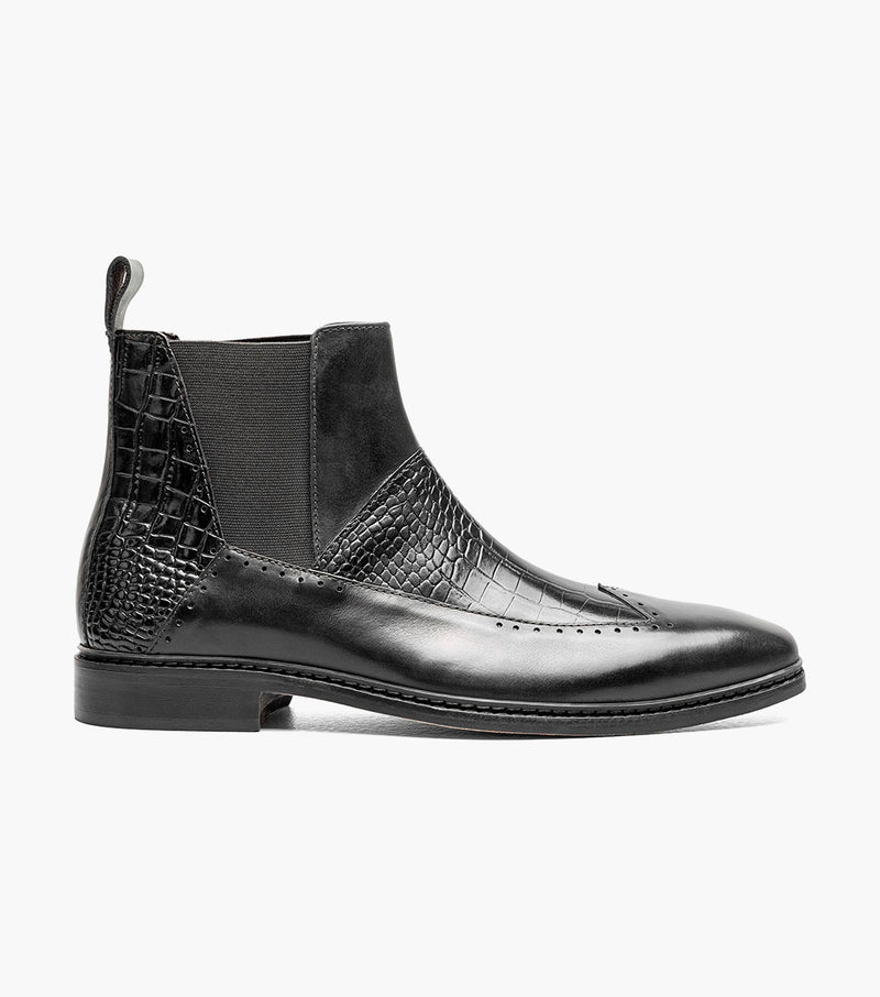Stacy Adams Garza Wingtip Chelsea Boot by Stacy Adams Shoes