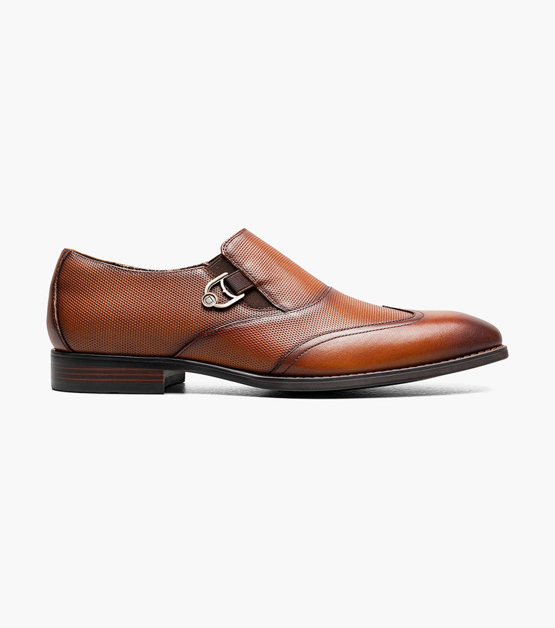 Stacy Adams Lockwood Wingtip Ornament Slip On by Stacy Adams Shoes