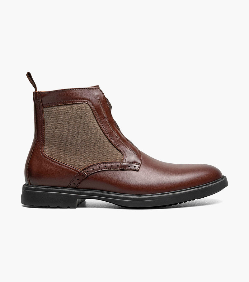 Stacy Adams Thompson Plain Toe Elastic Lace Boot by Stacy Adams Shoes