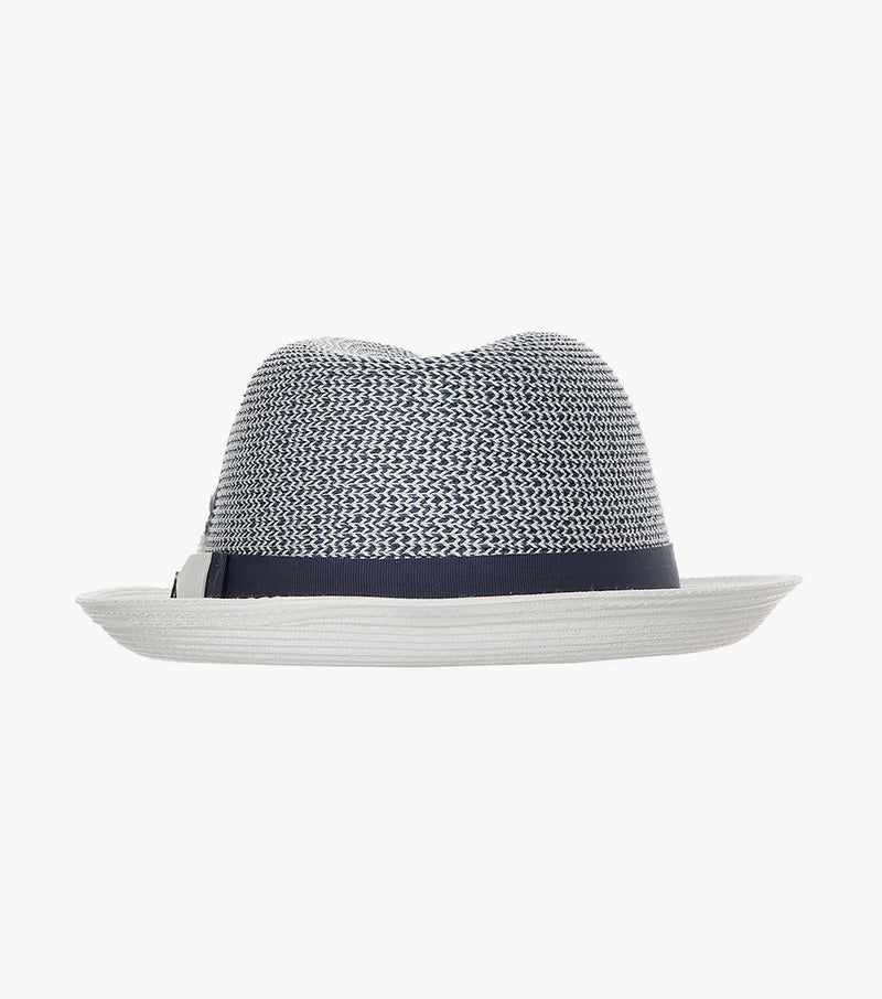 SKYLIN FEDORA Paper Braided Pinch Front Hat