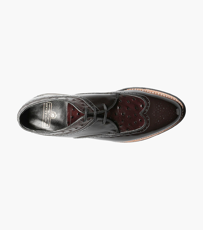 Stacy Adams Dayton Ostrich Wingtip Oxford by Stacy Adams Shoes