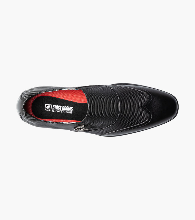 Stacy Adams Lockwood Wingtip Ornament Slip On by Stacy Adams Shoes