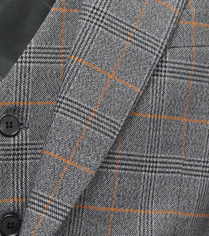 CROWE 3 Piece Vested Suit