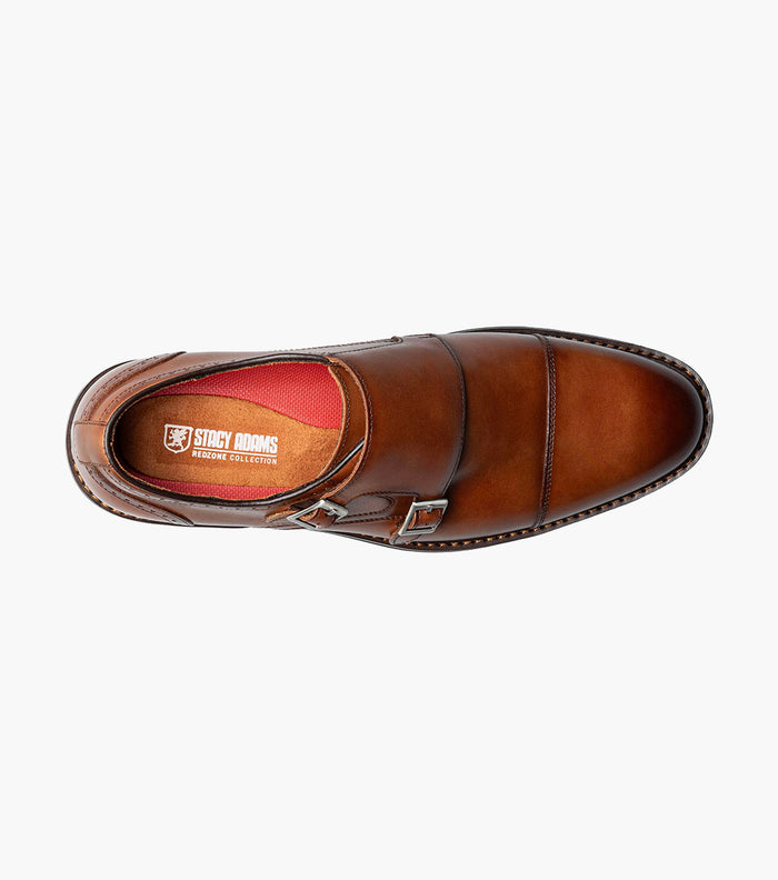 Stacy Adams Boswell Cap Toe Double Monk Strap by Stacy Adams Shoes
