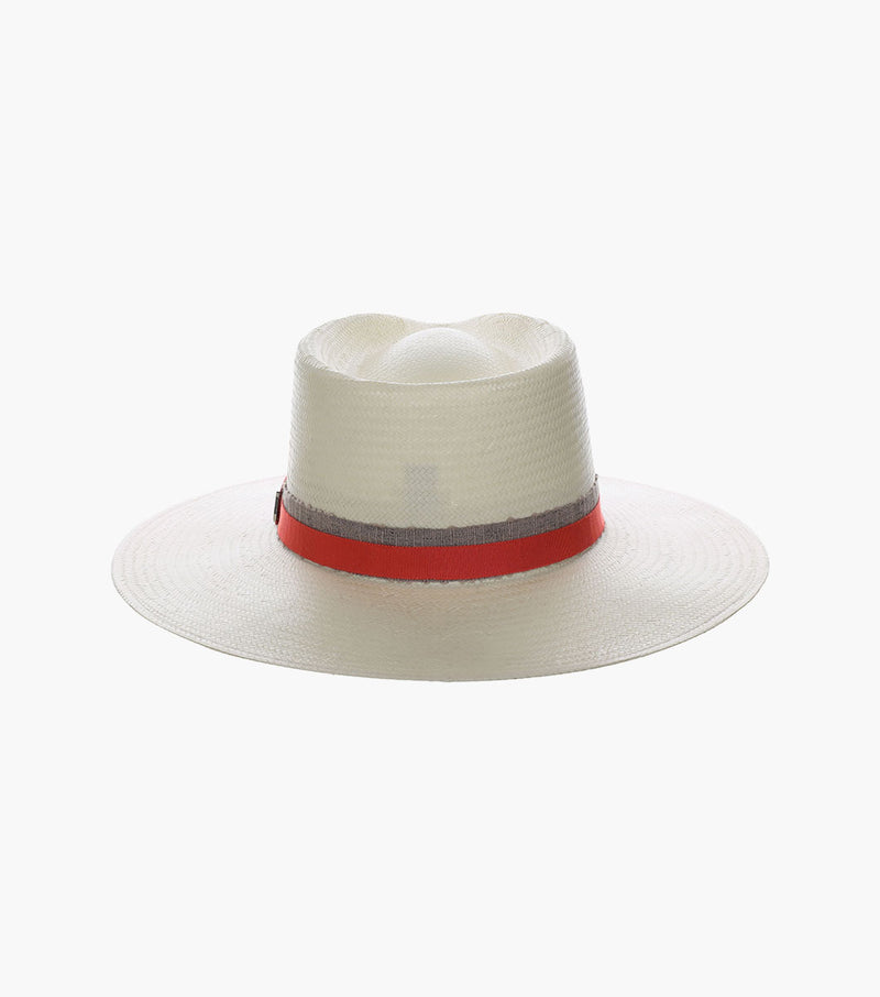 HARLOW FEDORA Toyo Pinch Front Hat