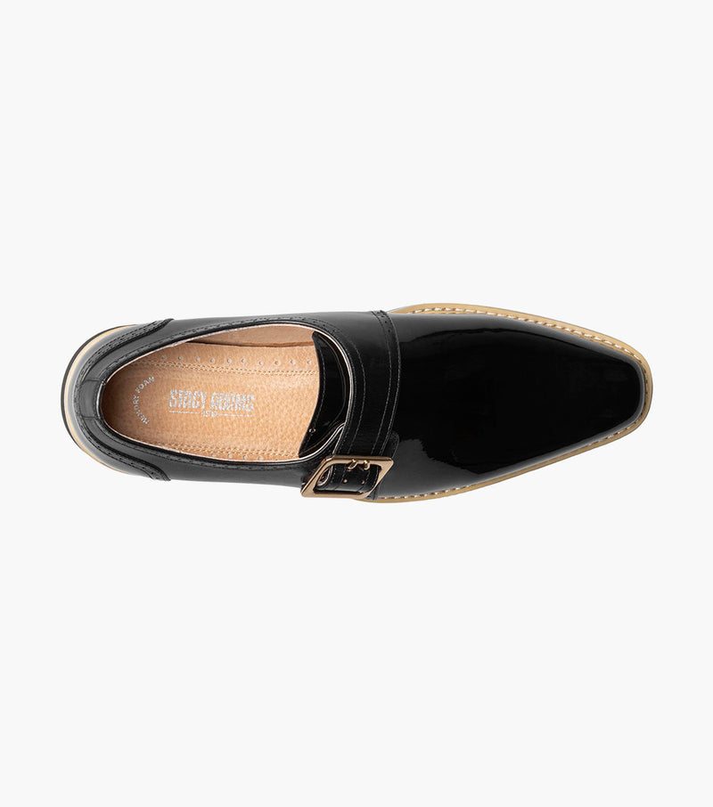 Stacy Adams Bartram Plain Toe Monk Strap by Stacy Adams Shoes