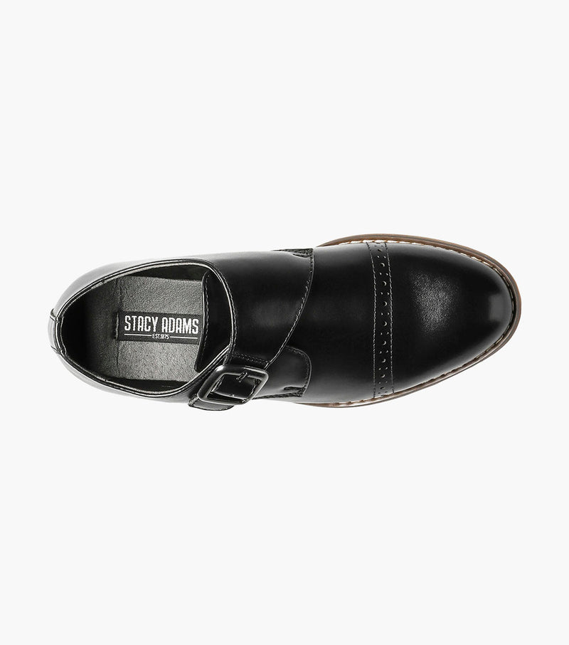 KIDS DESMOND Cap Toe Monk Strap