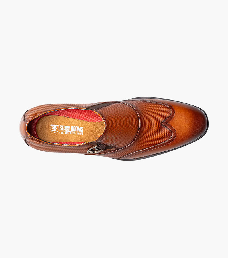 Stacy Adams Lockwood Wingtip Ornament Slip On by Stacy Adams Shoes