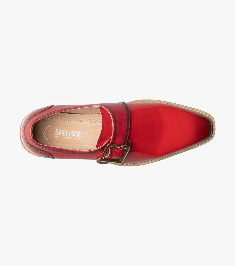 Stacy Adams Bartram Plain Toe Monk Strap by Stacy Adams Shoes