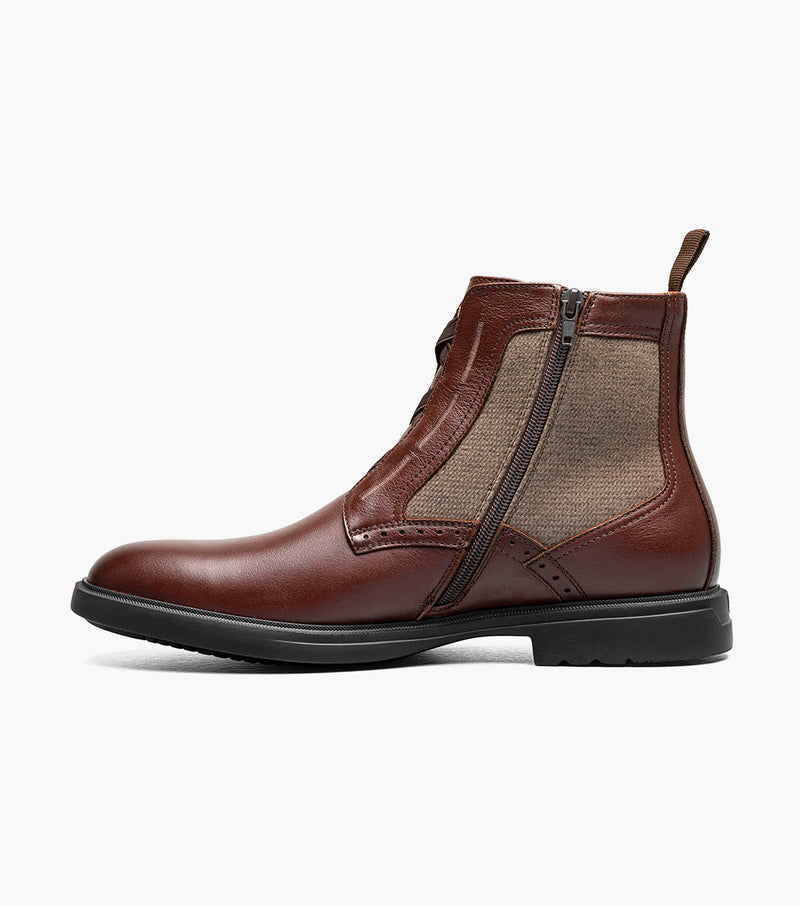 Stacy Adams Thompson Plain Toe Elastic Lace Boot by Stacy Adams Shoes