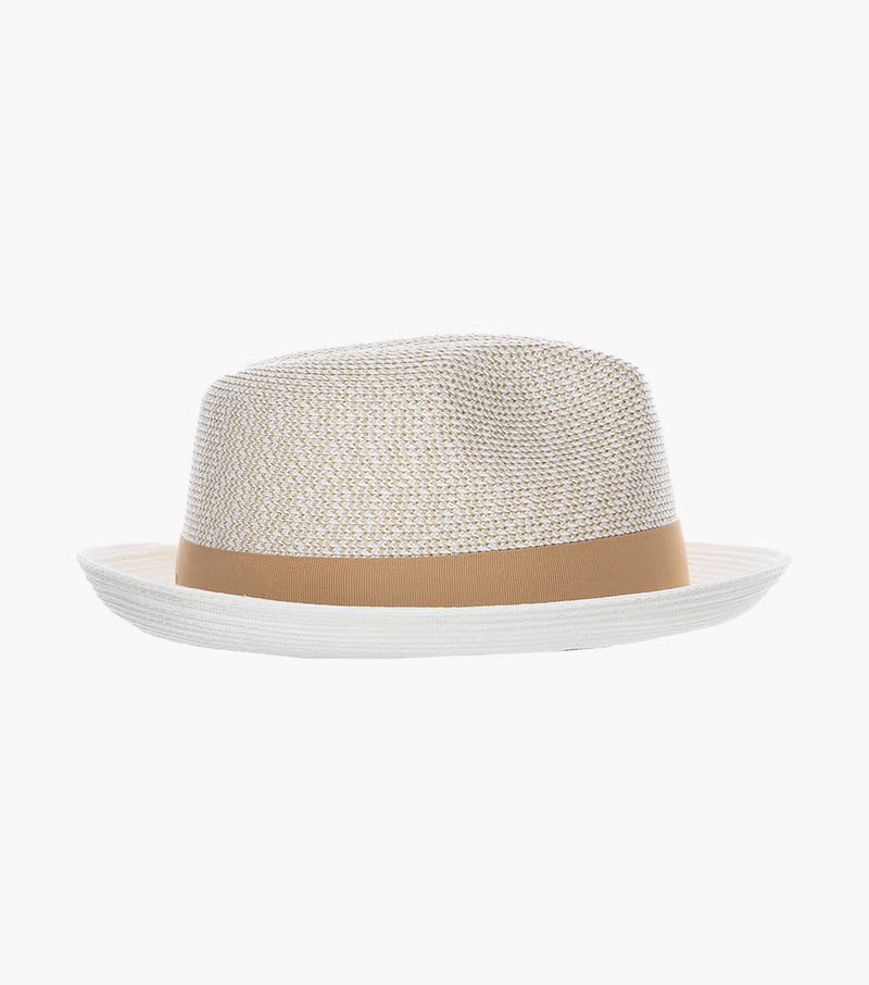 SKYLIN FEDORA Paper Braided Pinch Front Hat