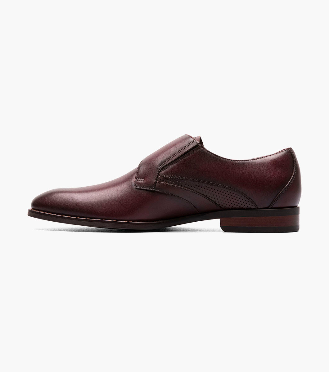 Stacy Adams Karcher Plain Toe Monk Strap by Stacy Adams Shoes