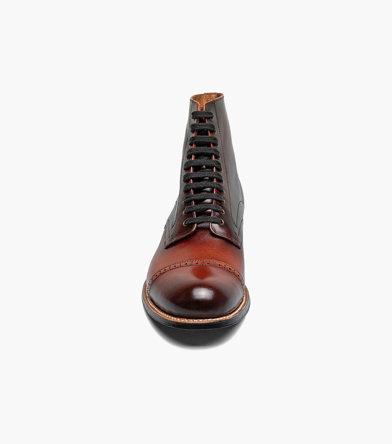 MADISON Cap Toe Lace Up Boot