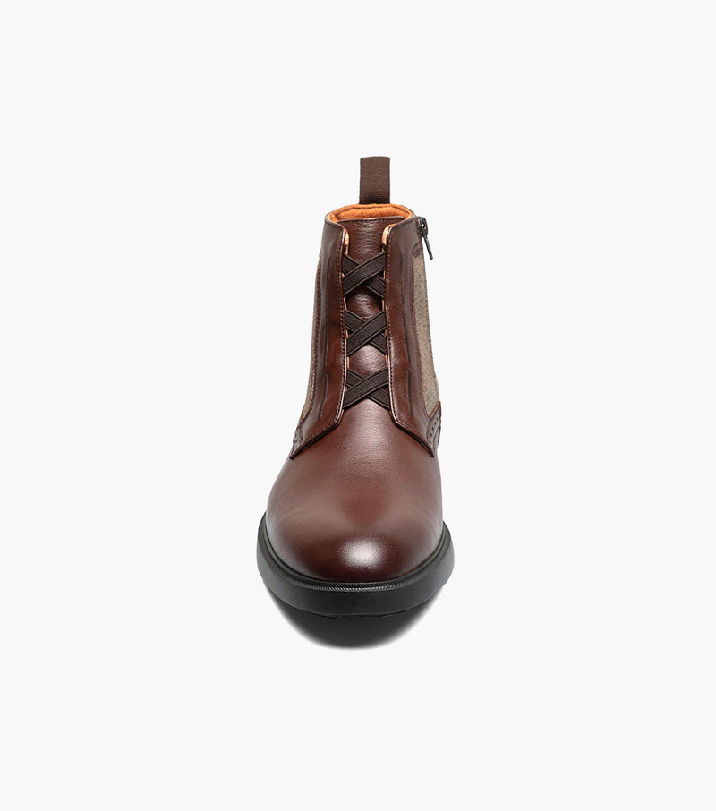 Stacy Adams Thompson Plain Toe Elastic Lace Boot by Stacy Adams Shoes