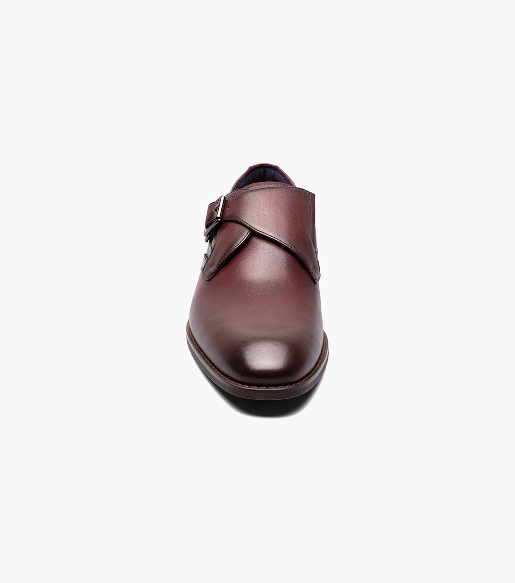 Stacy Adams Karcher Plain Toe Monk Strap by Stacy Adams Shoes