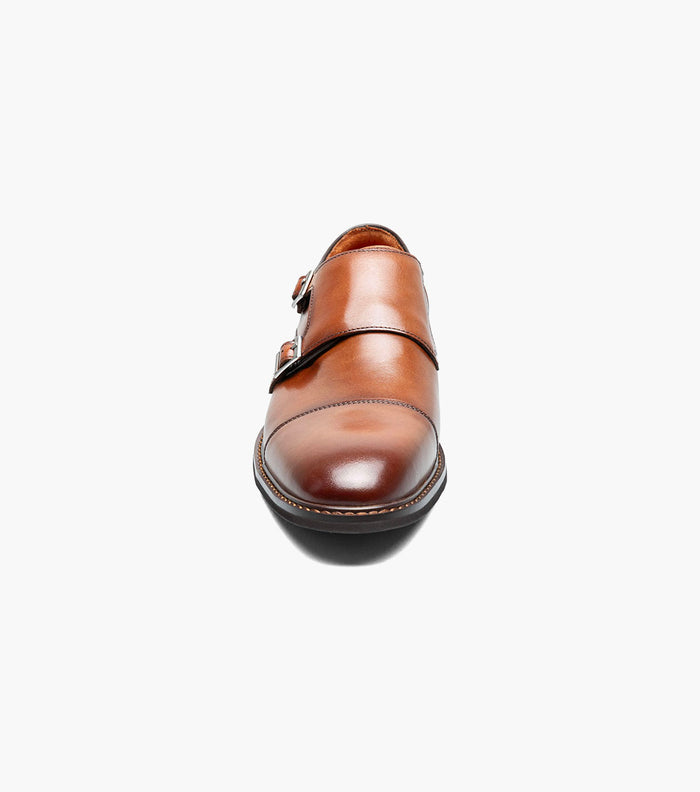 Stacy Adams Boswell Cap Toe Double Monk Strap by Stacy Adams Shoes