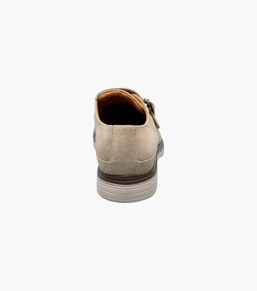 Stacy Adams Taylen Plain Toe Monk Strap by Stacy Adams Shoes