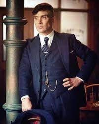 Thomas Shelby Wedding Suit - Peaky Blinder Suit (Plus Hat Included)