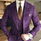 Mens Purple Pinstripe Suits