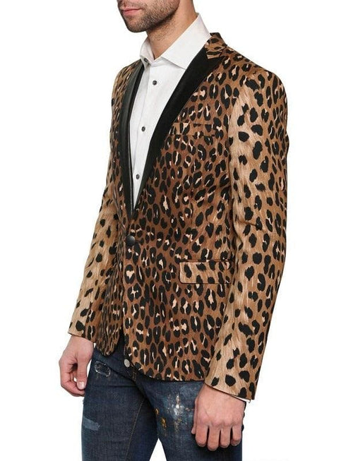 Mens Animal Print Suit - AlbertoNardoniStore