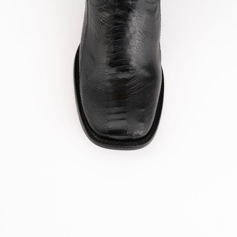 Ferrini Nash Ostrich Leg Shoe - Luxury Exotic Leather