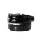 CBelt -5796 Croco Leather Belt - Black