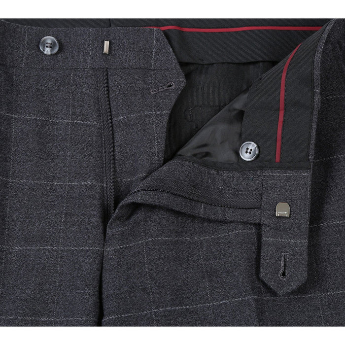 293-31 Men's Slim Fit Checked Suits