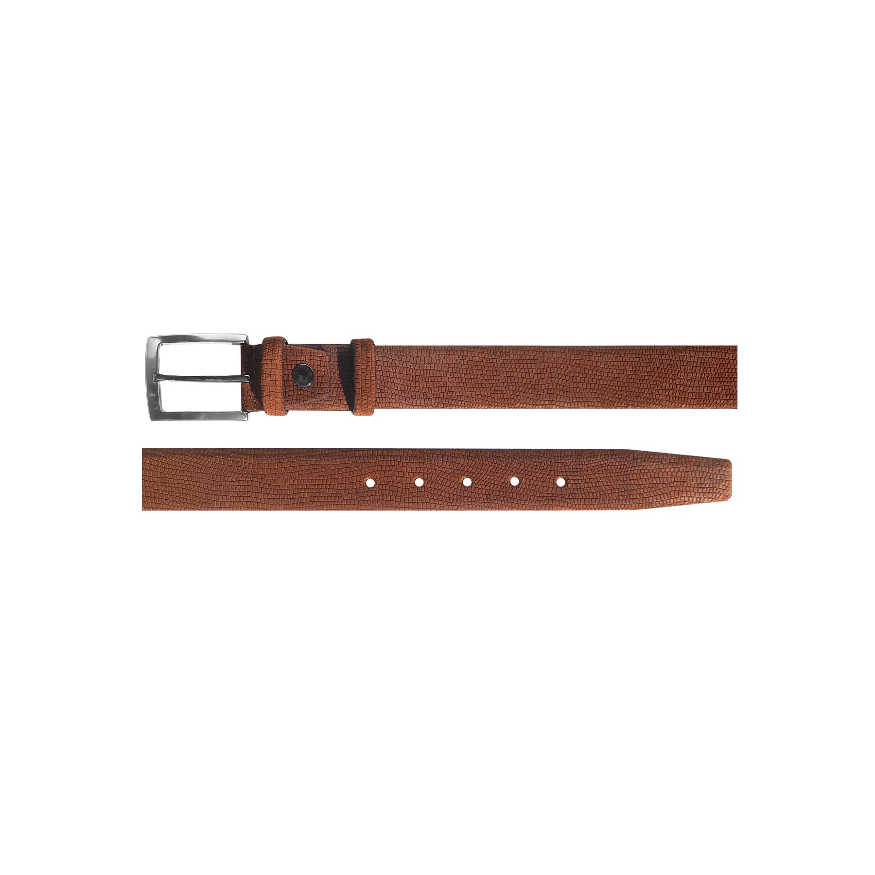 CBelt -1547  Design Suede Belt - Tabbaco Suede