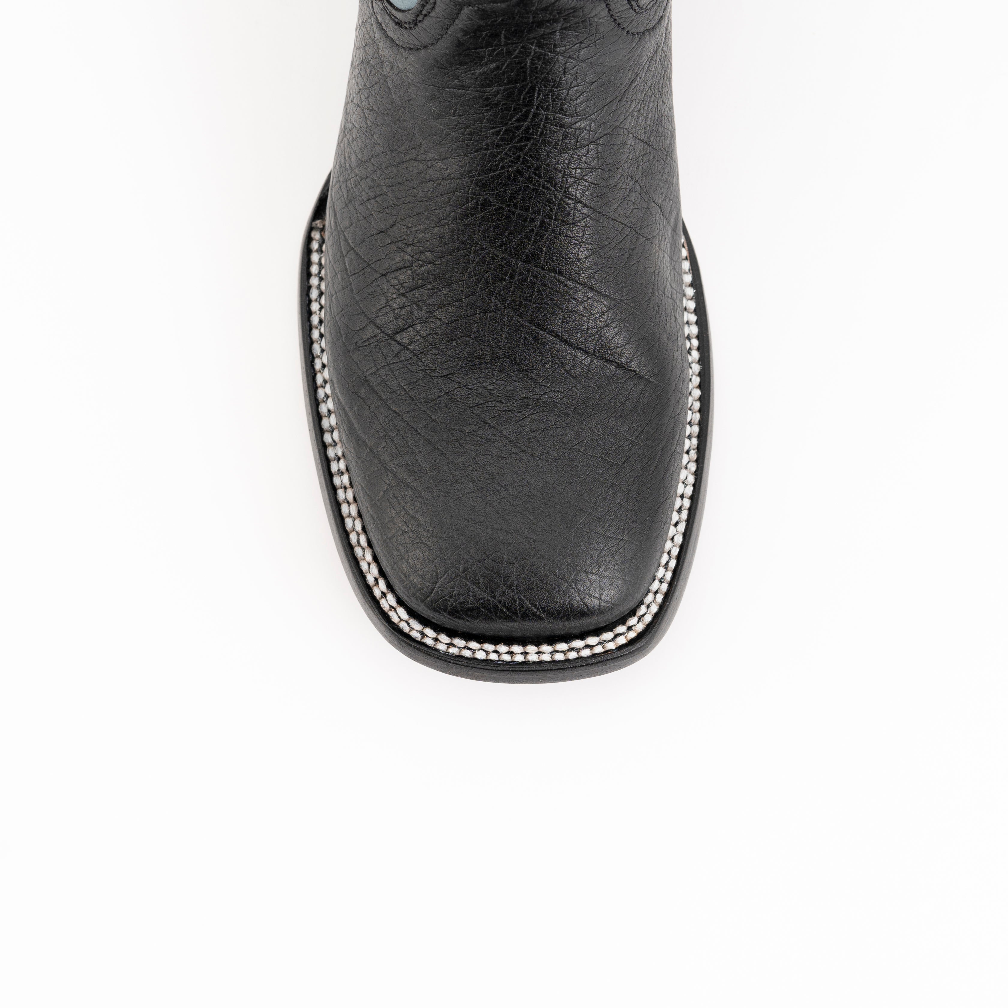 Ferrini Morgan Ostrich Leather Dress Shoe - Smooth Black