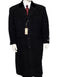 Chesterfield Overcoats - Cashmere Full Length Coat - 1920s Topcoat Black