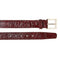 Belvedere Caiman Belt Burgundy Genuine Caiman Leather Loafer