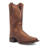 Dan Post Men's KA Python Print Leather Square Toe Boots - Brown
