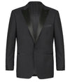 Classic Regular Fit 2 Piece Black Dress Tuxedo Peak Lapel