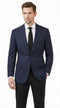 Men’s Navy Blue Pinstripe Blazer – Classic Tailored Formal Jacket for Business, Office and Professional Wear