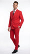 Vitali Red Double Breasted Suit – Men’s 2 Piece Formal Suit for Wedding, Prom and Special Events Modern Fit