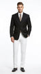 Men’s Black Three Button Blazer – Classic Formal Suit Jacket for Business, Office, Sport Coat