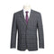 293-28 Men's Slim Fit Checked Suits