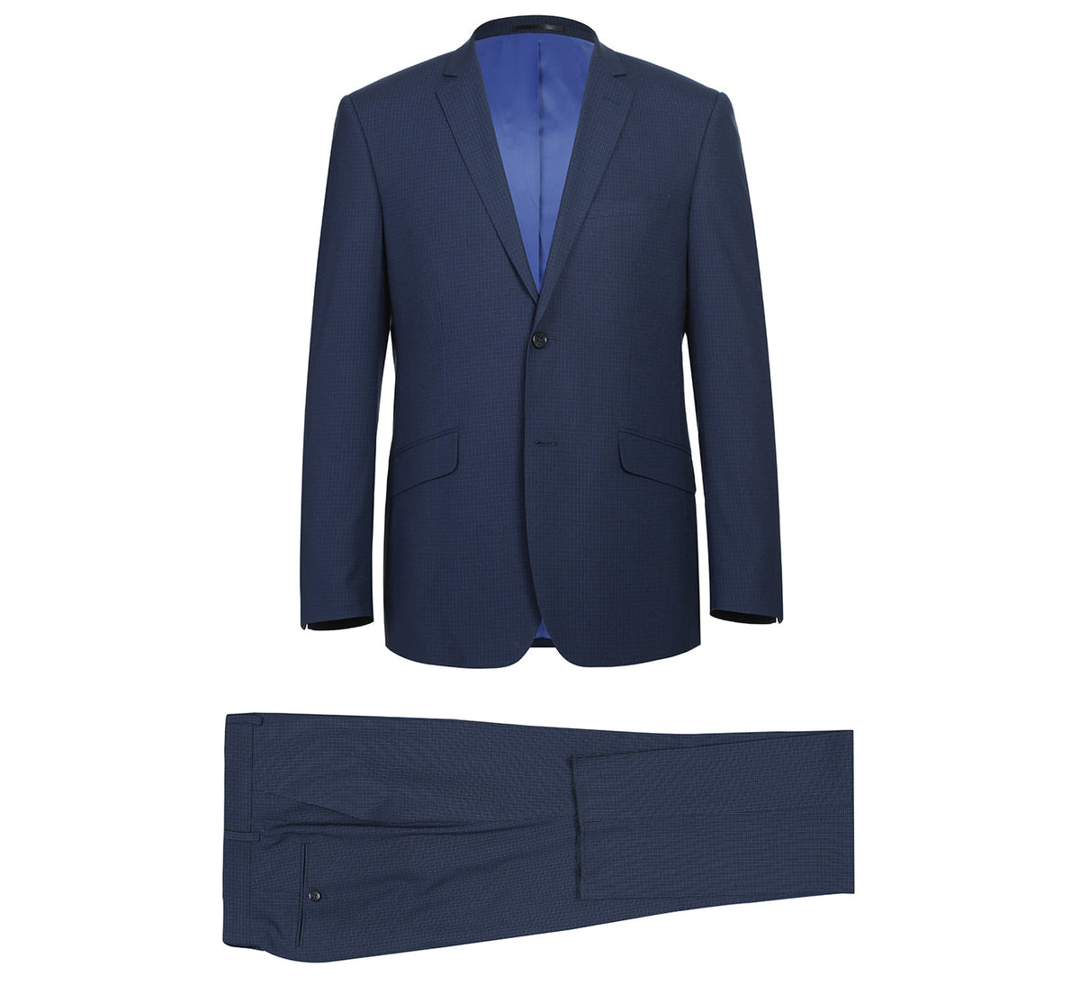 293-8 Men's Two Piece Slim Fit Stretch Dress Suit | Alberto Nardoni
