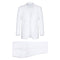 601-20 Men's Notch Lapels White Solid Linen Suits